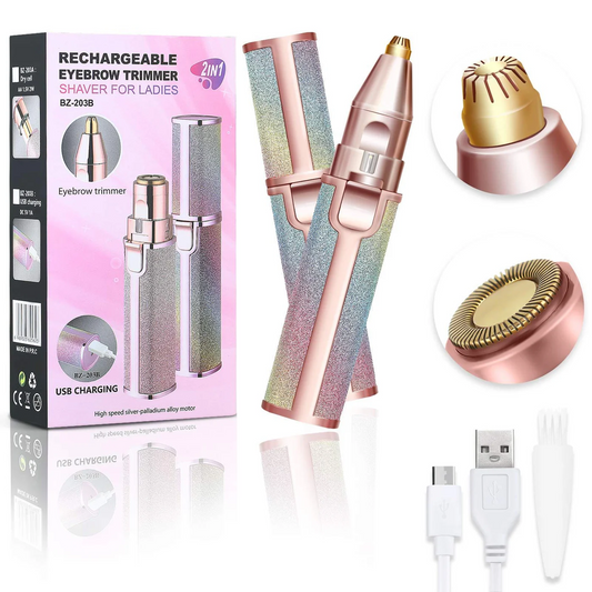 Blawless-eyebrow trimmer (2 in 1) shaver for ladies